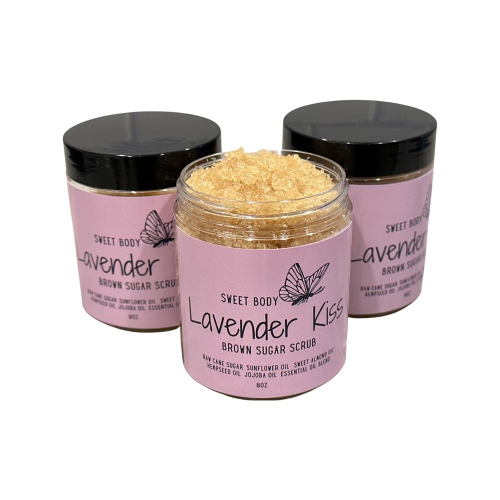 Sweet Body LAVENDER Brown Sugar Scrub 8oz
